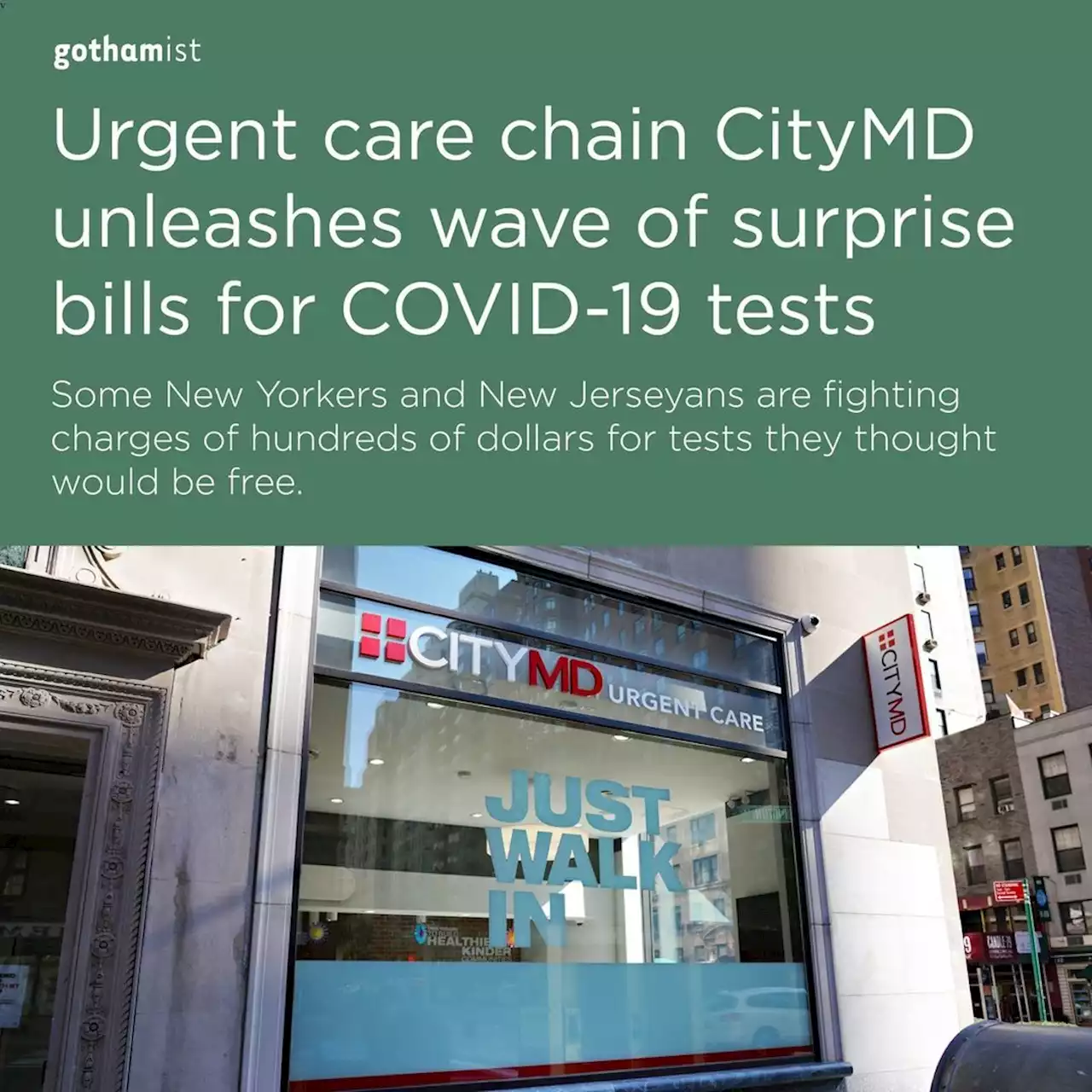 CityMD unleashes wave of surprise bills for COVID-19 tests