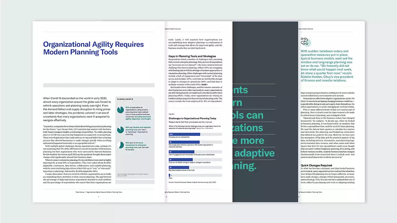 Organizational Agility Requires Modern Planning Tools - SPONSORED CONTENT FROM WORKDAY