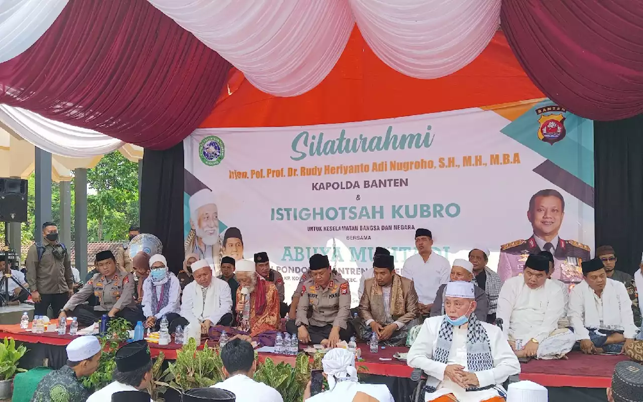 Doa Bersama 2.500 Kiai se-Banten, Irjen Rudy Heriyanto Memohon Pertolongan Allah