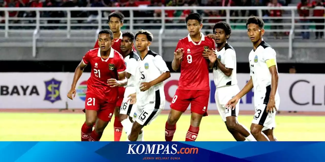 Indonesia Vs Timor Leste: Garuda Unggul 2-0, Cahya Supriadi Gagalkan Peluang Luis Figo dan Conceicao