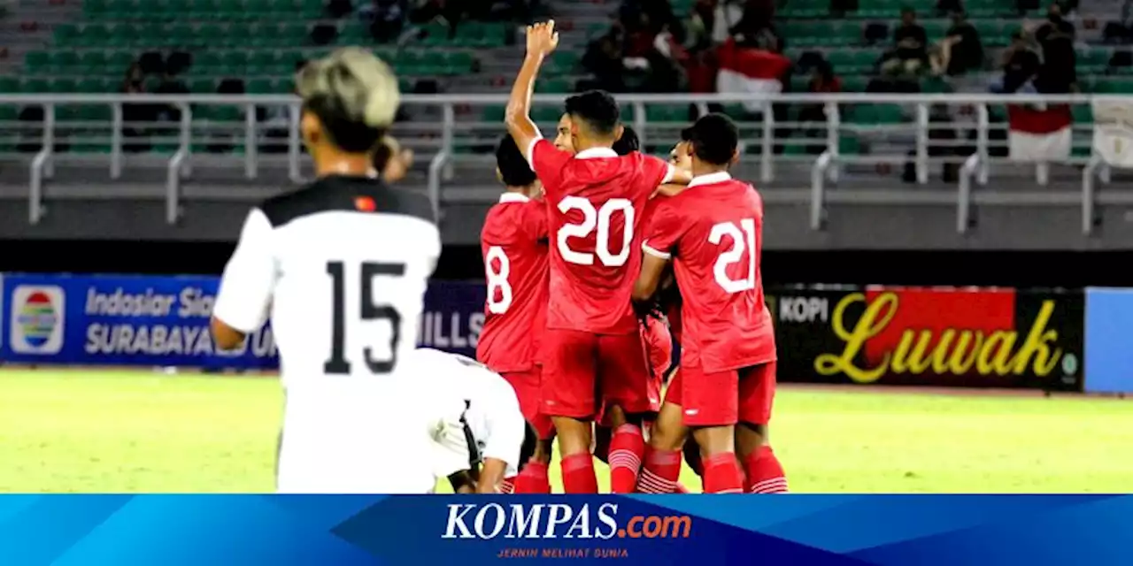 Timnas U20 Indonesia Vs Timor Leste: Hokky Caraka Brace, Garuda Menjauh 2-0!