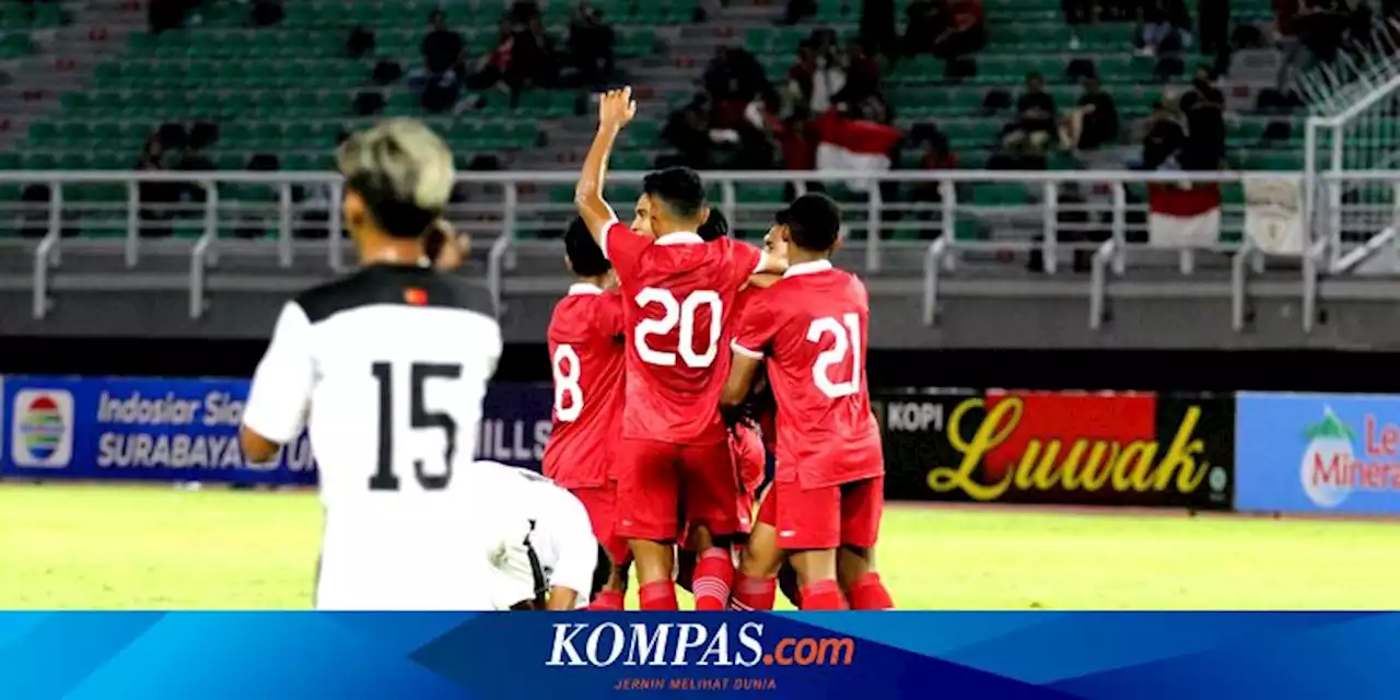 Timnas U20 Vs Timor Leste: Gol Rabbani Warnai Pesta Gol Timnas