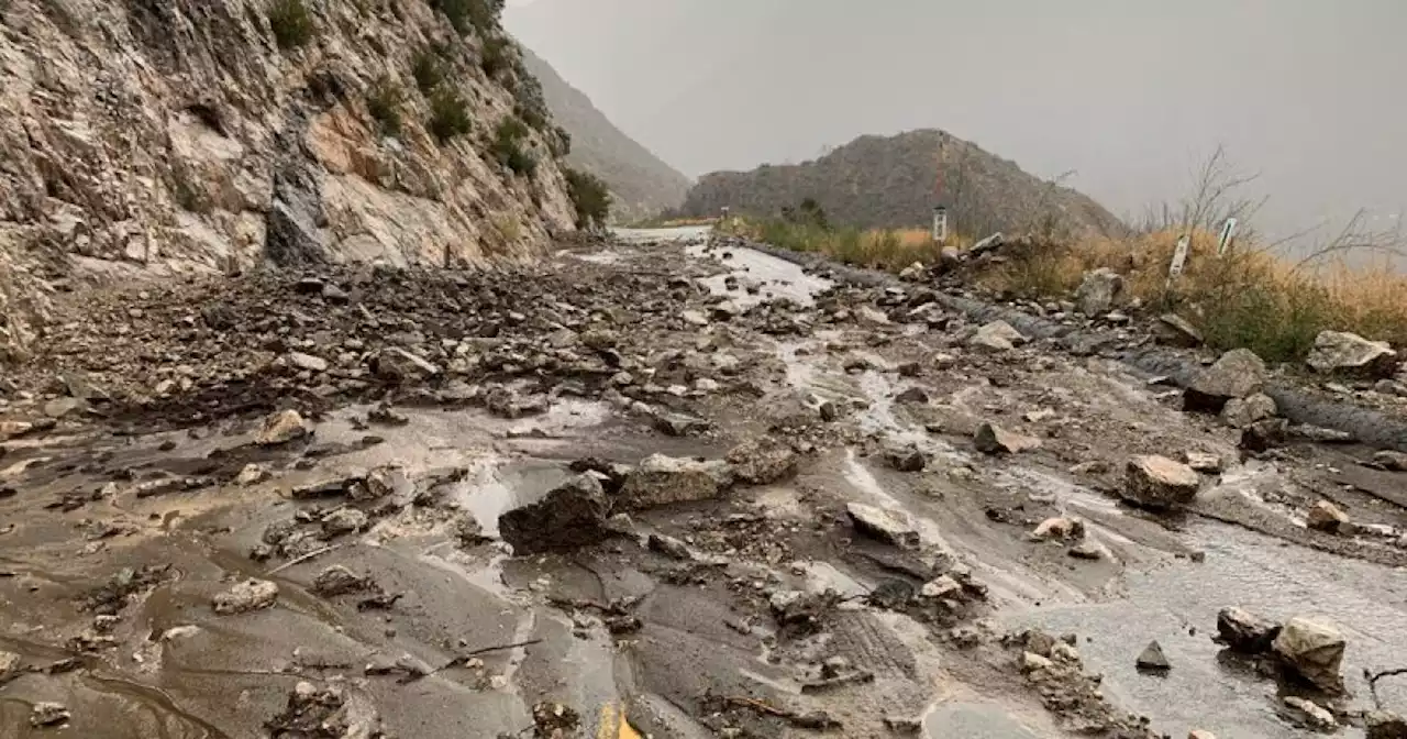 Southern California mudslides damage homes, carry away cars