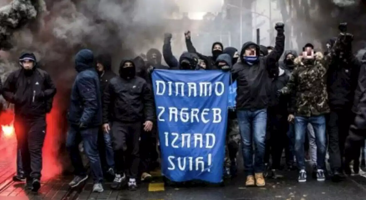 Milan-Dinamo Zagabria, ultrà croati con bastoni e coltelli: 14 tifosi fermati