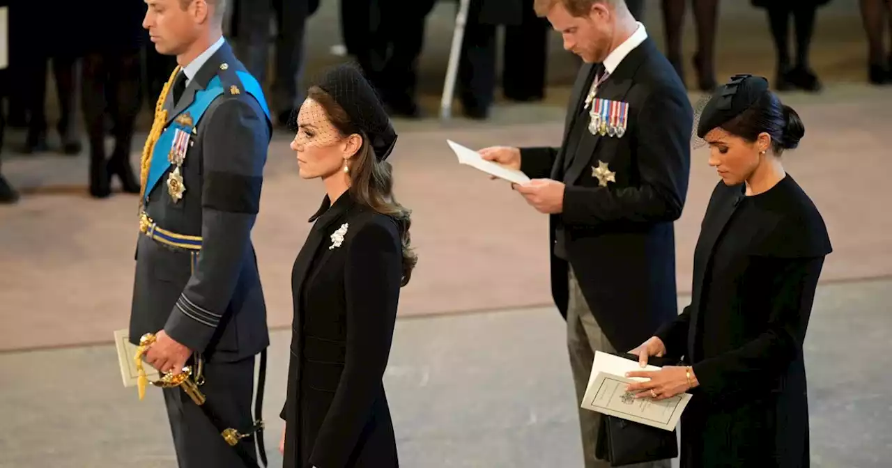 Kate's sweet gesture to Queen as royals pay their respects at Westminster