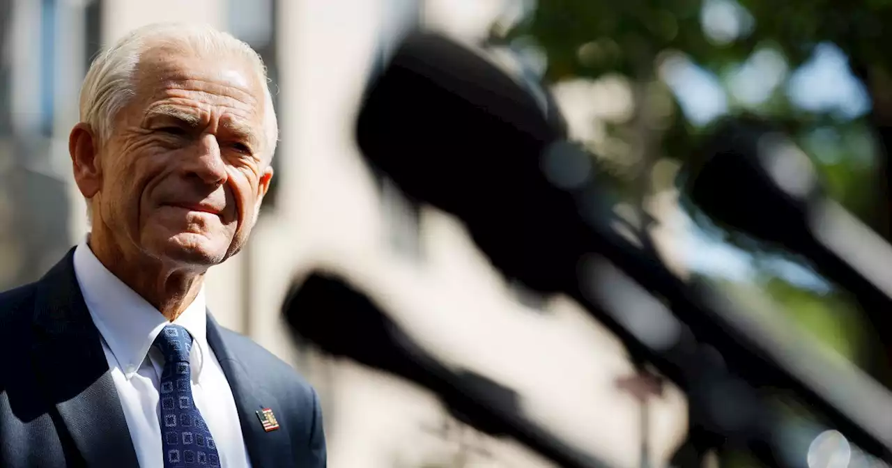 Peter Navarro's bid to force docs from DOJ pooh-poohed by federal judge