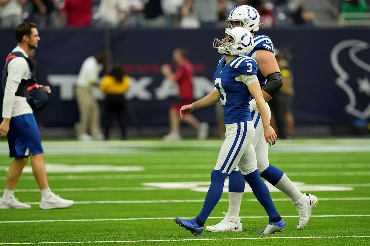 Colts cut kicker Rodrigo Blankenship after brutal Week 1 performance