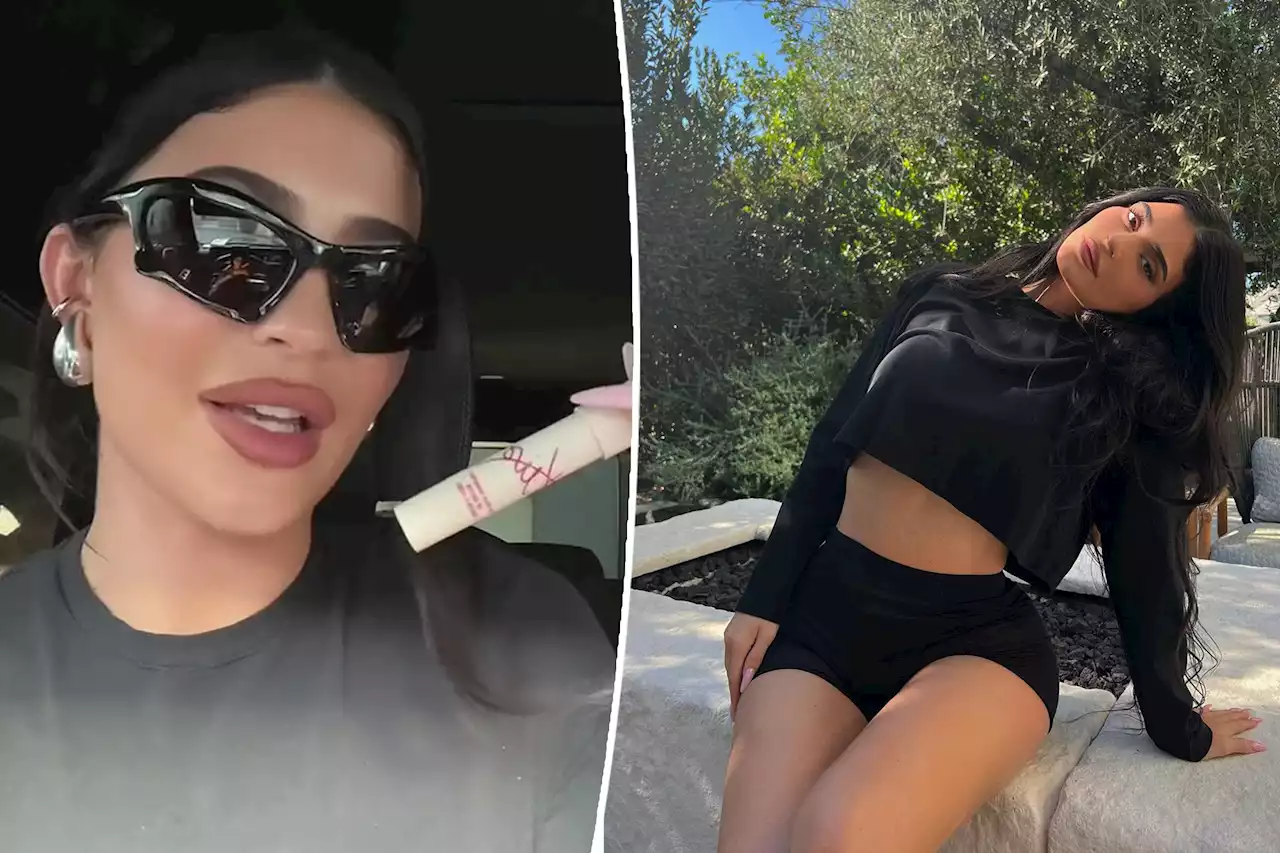 Kylie Jenner lactates on her shirt while slamming haters in TikTok video