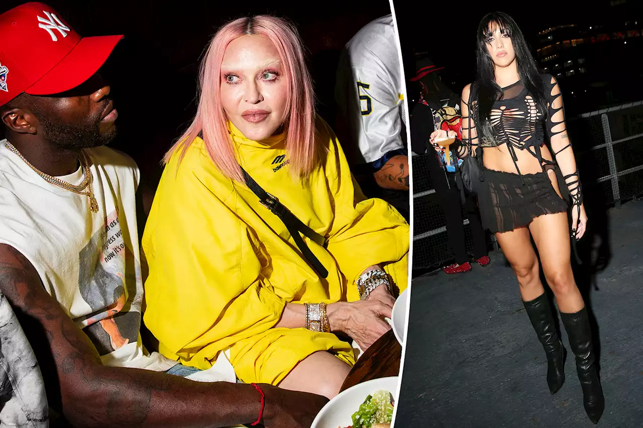 Madonna and daughter Lourdes Leon party at New York Fashion Week