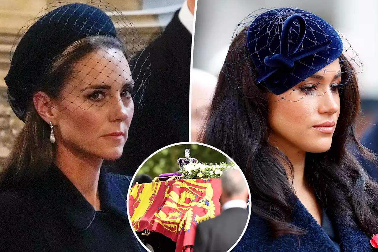 Why Kate Middleton and Meghan Markle will wear veils to Queen Elizabeth’s funeral