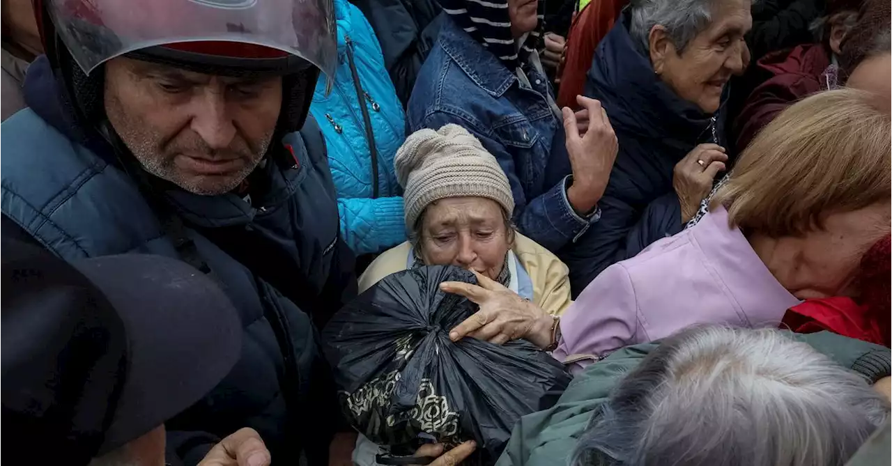 In liberated Ukraine town, locals sob with relief, relate harrowing accounts