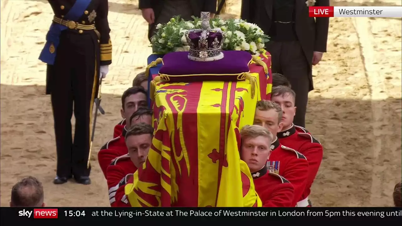 Queen dies - latest news: Queen leaving Buckingham Palace for final time - King leads procession as William and Harry walk side by side