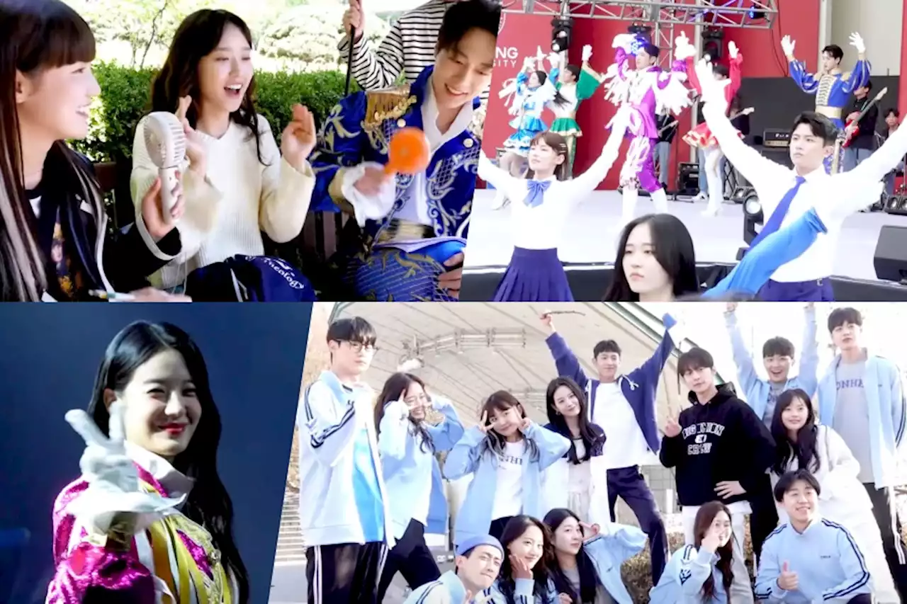 Watch: Han Ji Hyun, Bae In Hyuk, Jang Gyuri, And More Showcase Campus Life And Cheer Choreo In Making Teaser For New Rom-Com