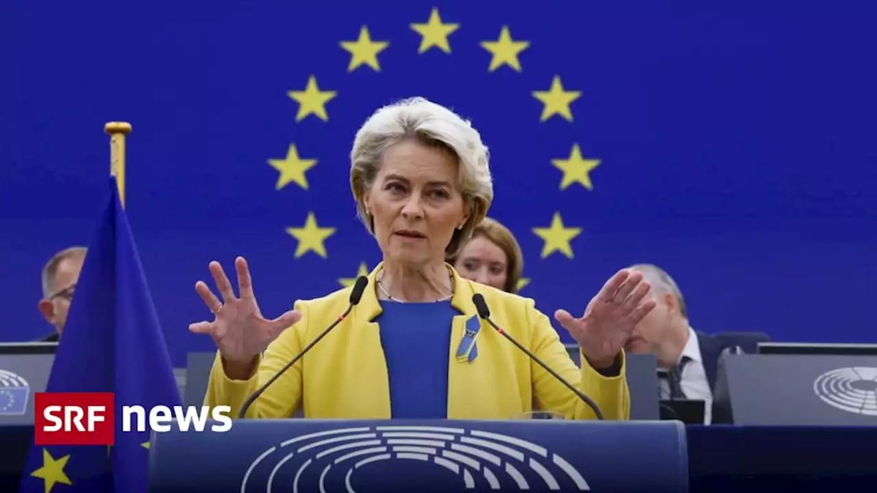 «Putins Spur des Todes» - Von der Leyen: EU-Sanktionen gegen Russland werden von Dauer sein