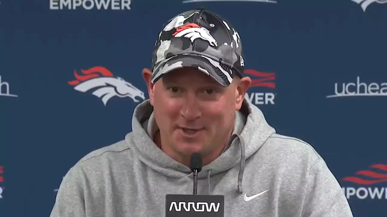 Broncos HC Nathaniel Hackett Admits He Blew End Of 'MNF,' 'Should've Gone For It'