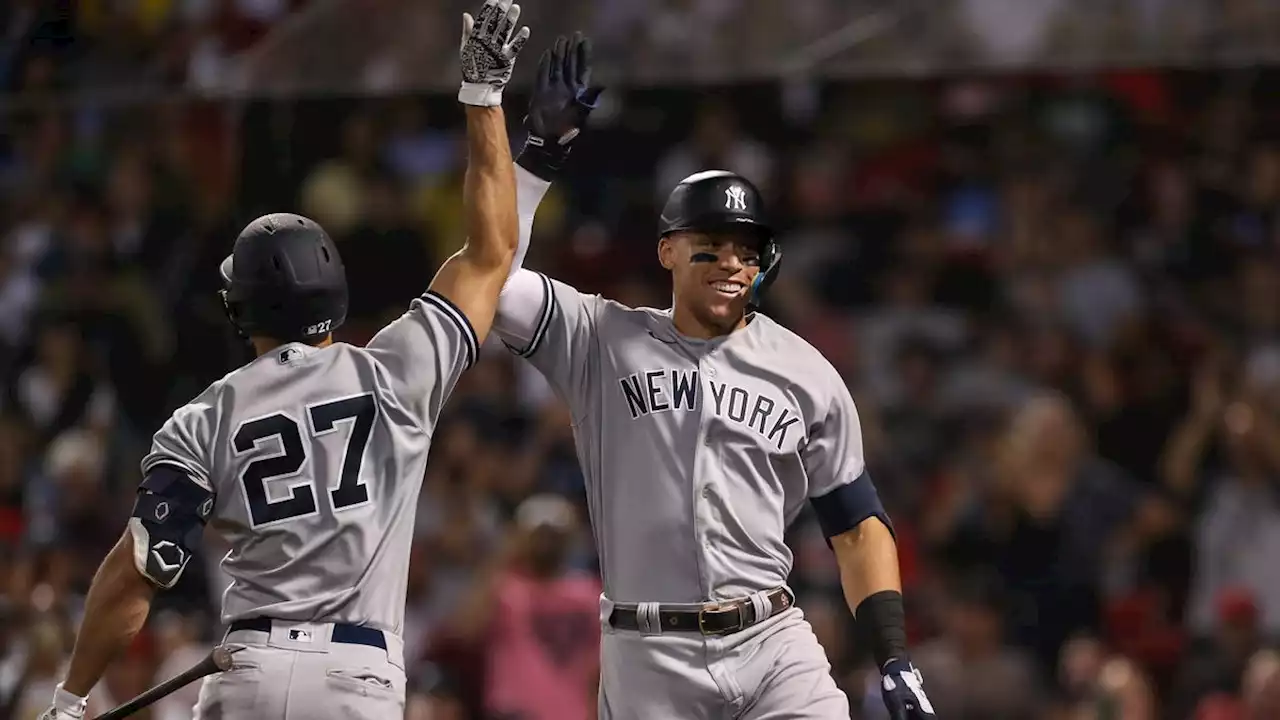 Aaron Judge hits two home runs to give him 57 on the season as Yankees beat Red Sox