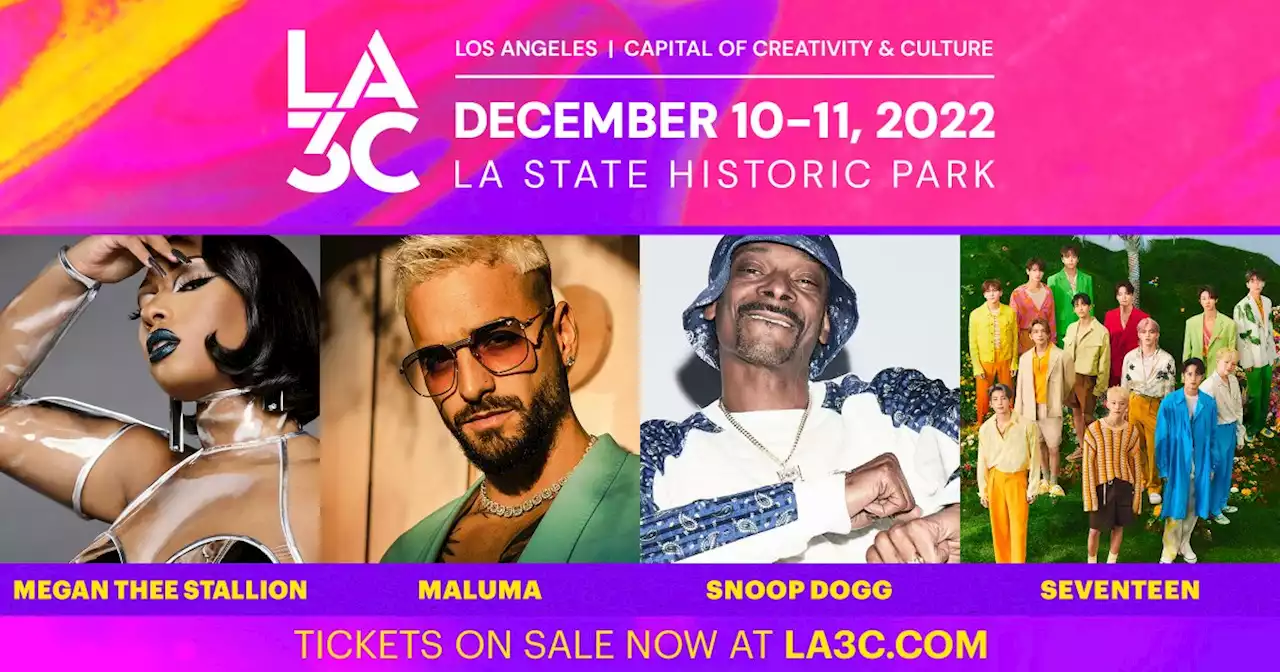 Megan Thee Stallion and Maluma to Headline PMC’s First LA3C Culture and Creativity Festival