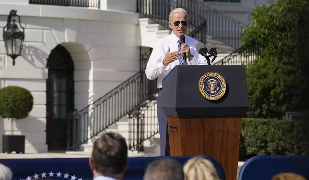 Biden celebrates passage of $740B anti-inflation bill amid grim economic news