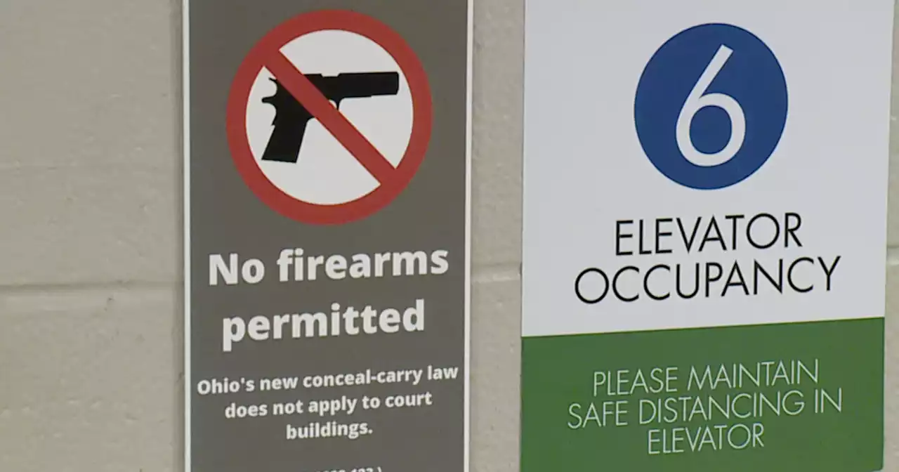 County security officers banned from carrying guns in courts