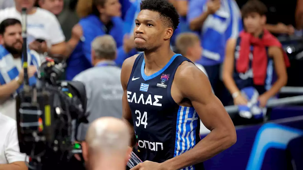 Giannis Antetokounmpo ejected for hard elbow as Germany eliminates Greece from EuroBasket