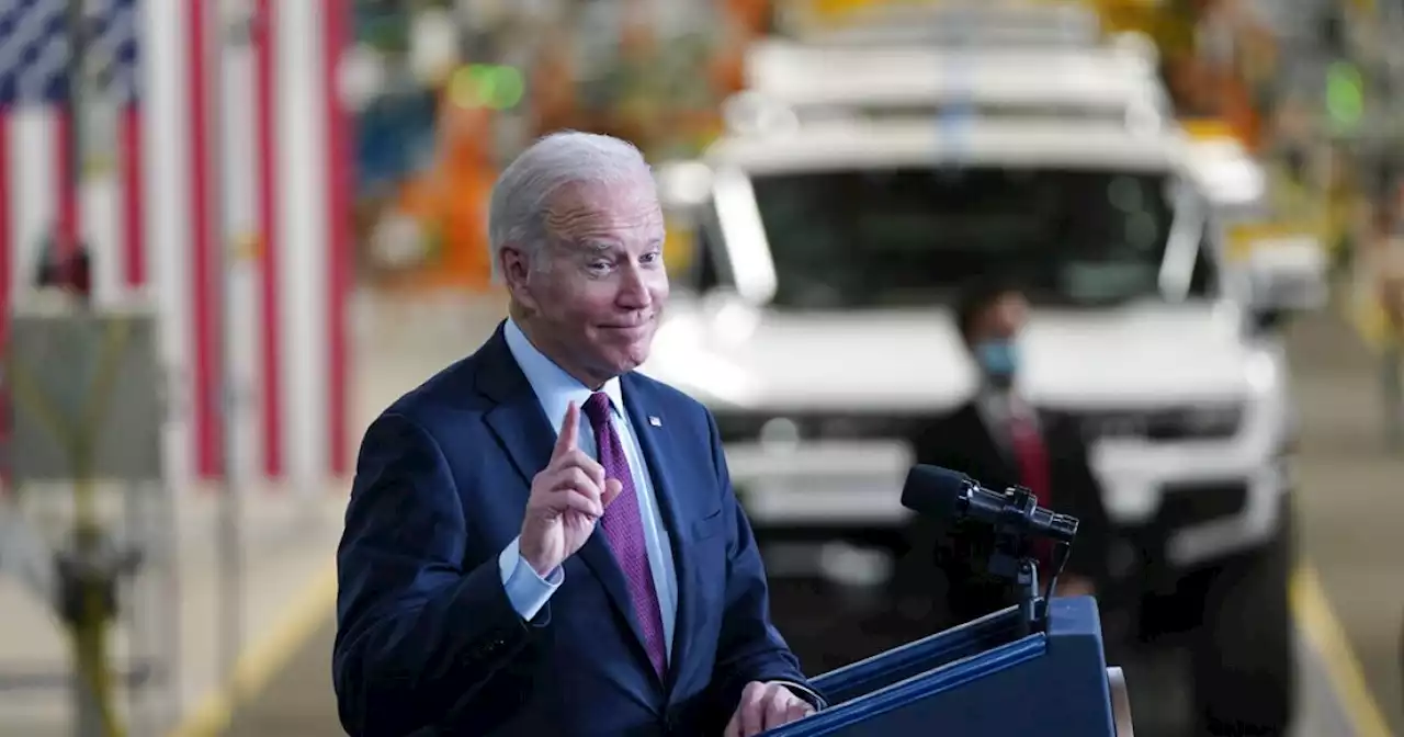 Biden to promote electric vehicles, charging network in visit to Detroit