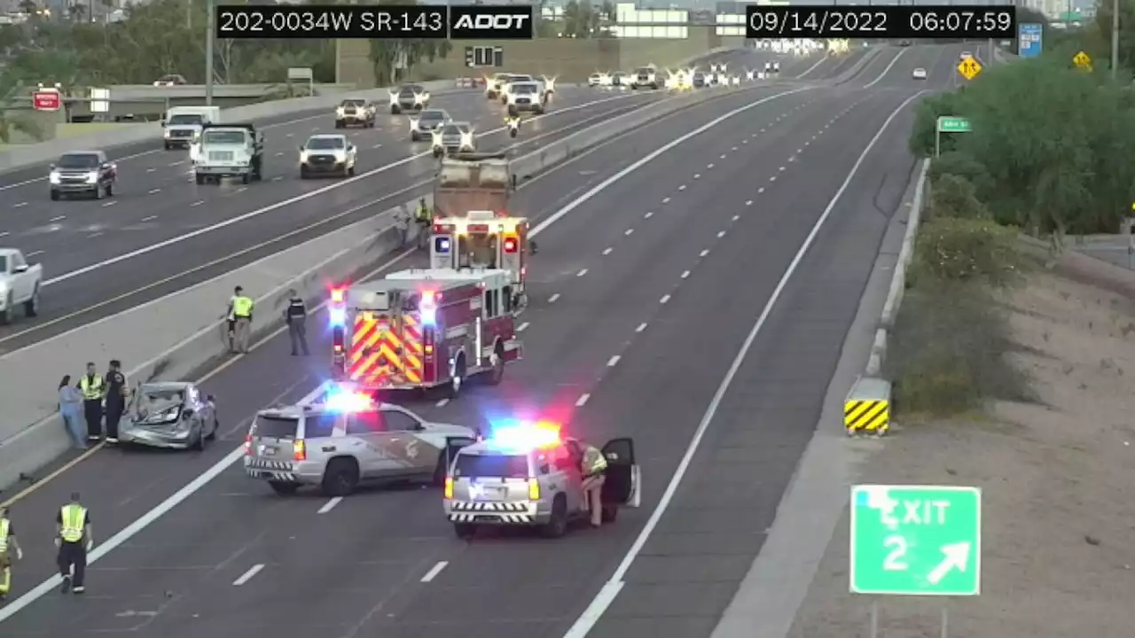 Driver accused of DUI, criminal speeding after crash that closed Loop 202 Wednesday