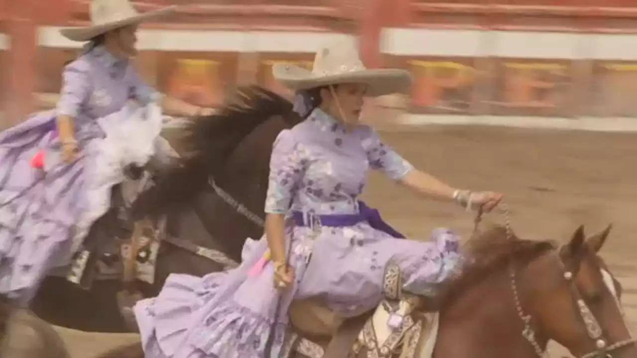 Horse-riding side saddle escaramuzas keep centuries-old Mexican sport alive in south suburbs