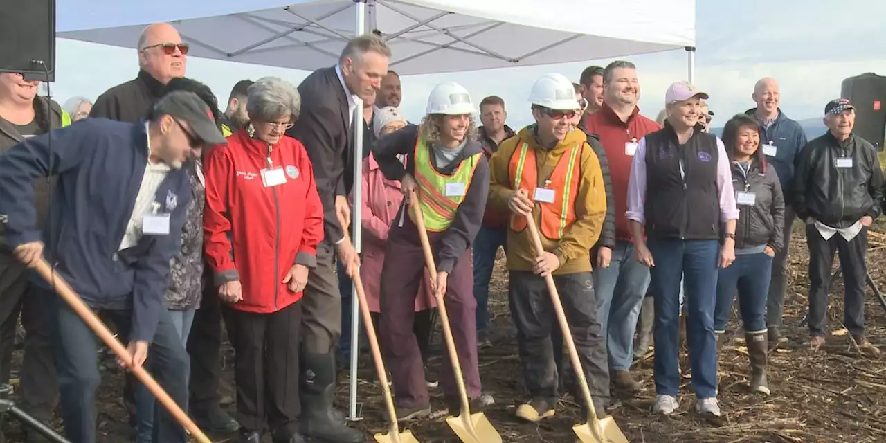 Project leaders break ground on state’s largest solar farm