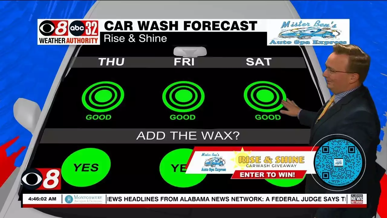 Sunny, Hot Days Ahead; Tracking Tropical Storm Fiona - Alabama News