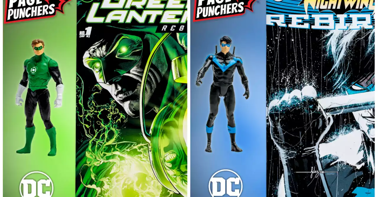 Nightwing and Green Lantern Joins McFarlane Toys Page Punchers Line