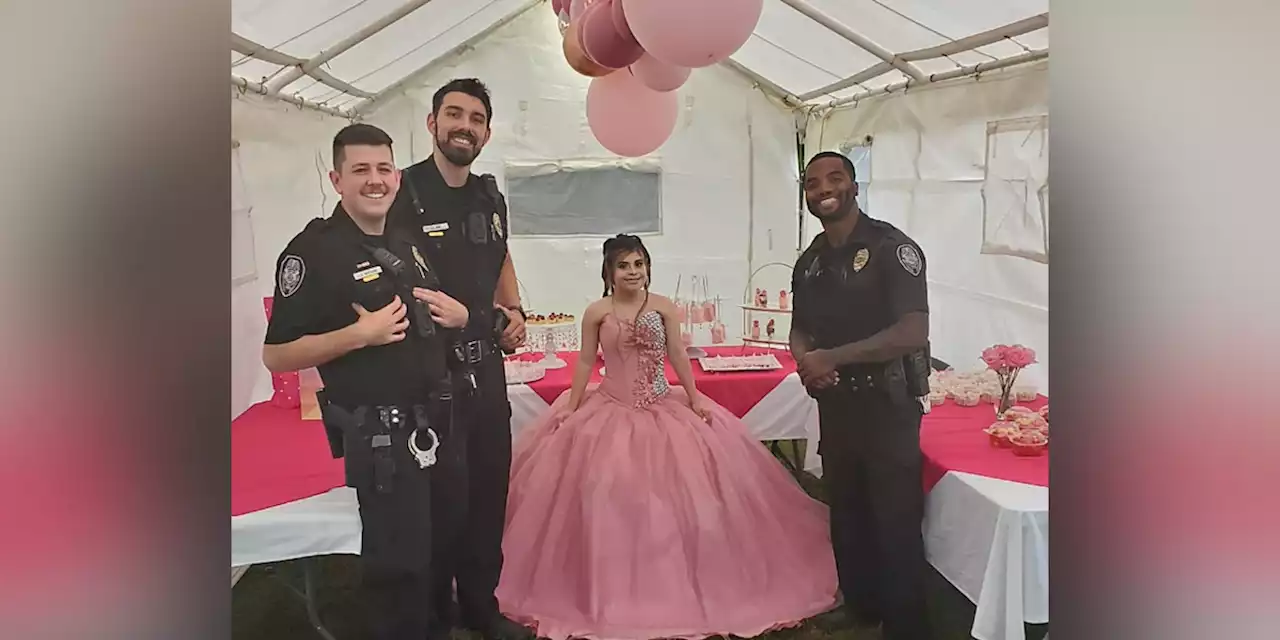 CUTE: Noise complaint turns into officers celebrating girl’s quinceanera