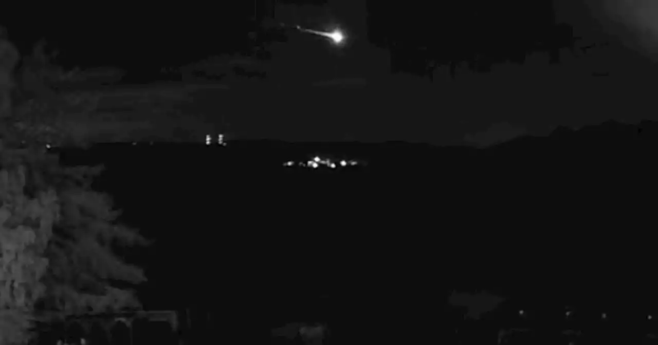 Huge 'meteor' spotted in sky over Scotland as residents left stunned