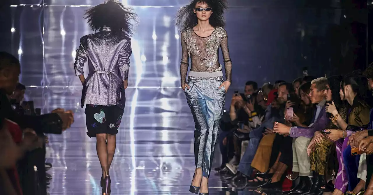 Photos: New York Fashion Week wraps up with big hair, miles of sparkle