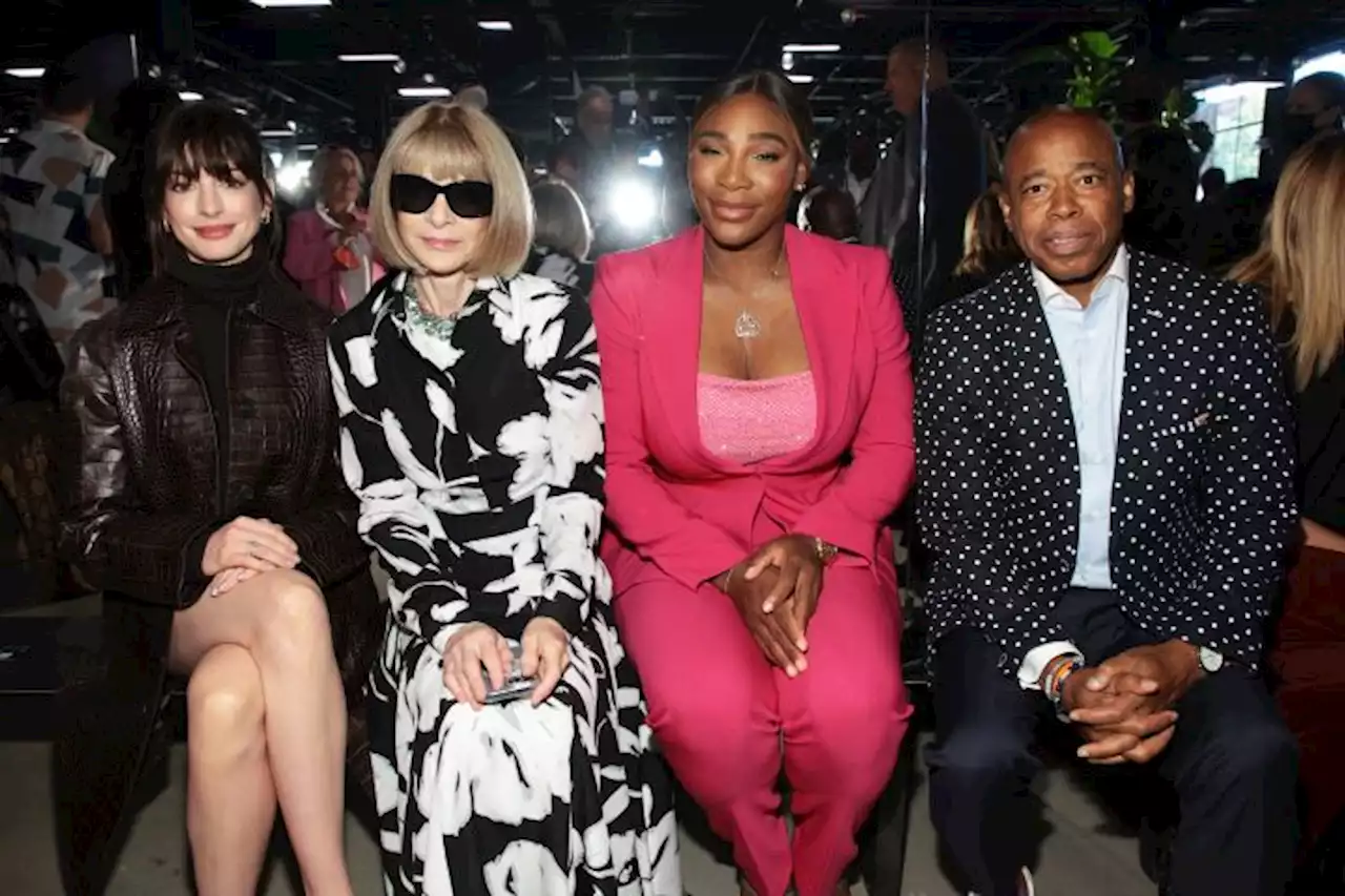 Anne Hathaway Channels Her ‘Devil Wears Prada’ Character While Sitting Next To Anna Wintour At NYFW