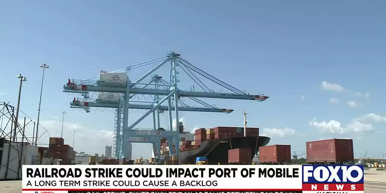 Mobile’s port is on record-setting pace – but a rail strike looms