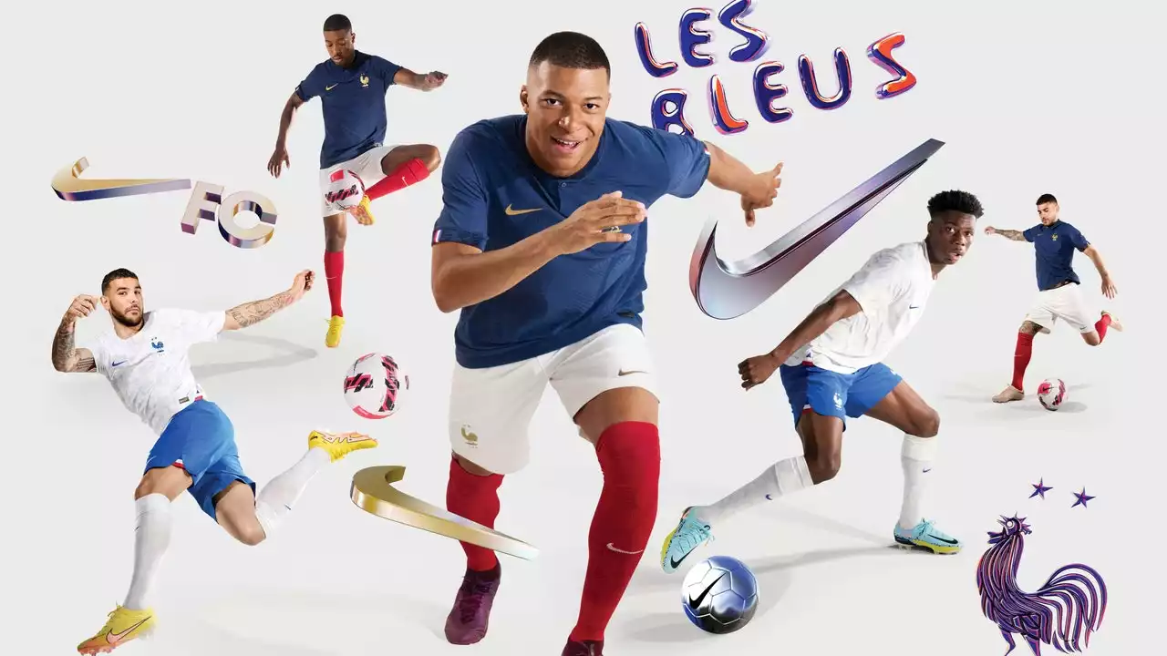 Nike dévoile les deux maillots de l'équipe de France pour la Coupe du monde au Qatar, un plutôt beau et un autre plutôt moche