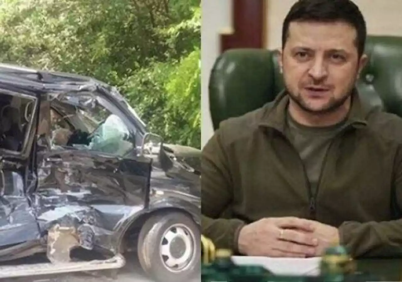 Iring-iringan Mobil Presiden Ukraina Kecelakaan, Ini Kondisi Zelensky