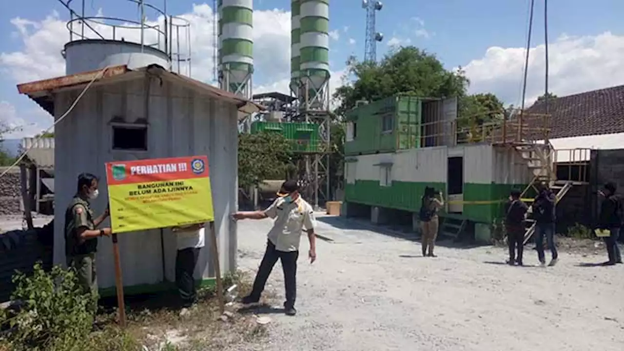 Pabrik Beton di Sumberanyar Nguling Ditutup Pol PP