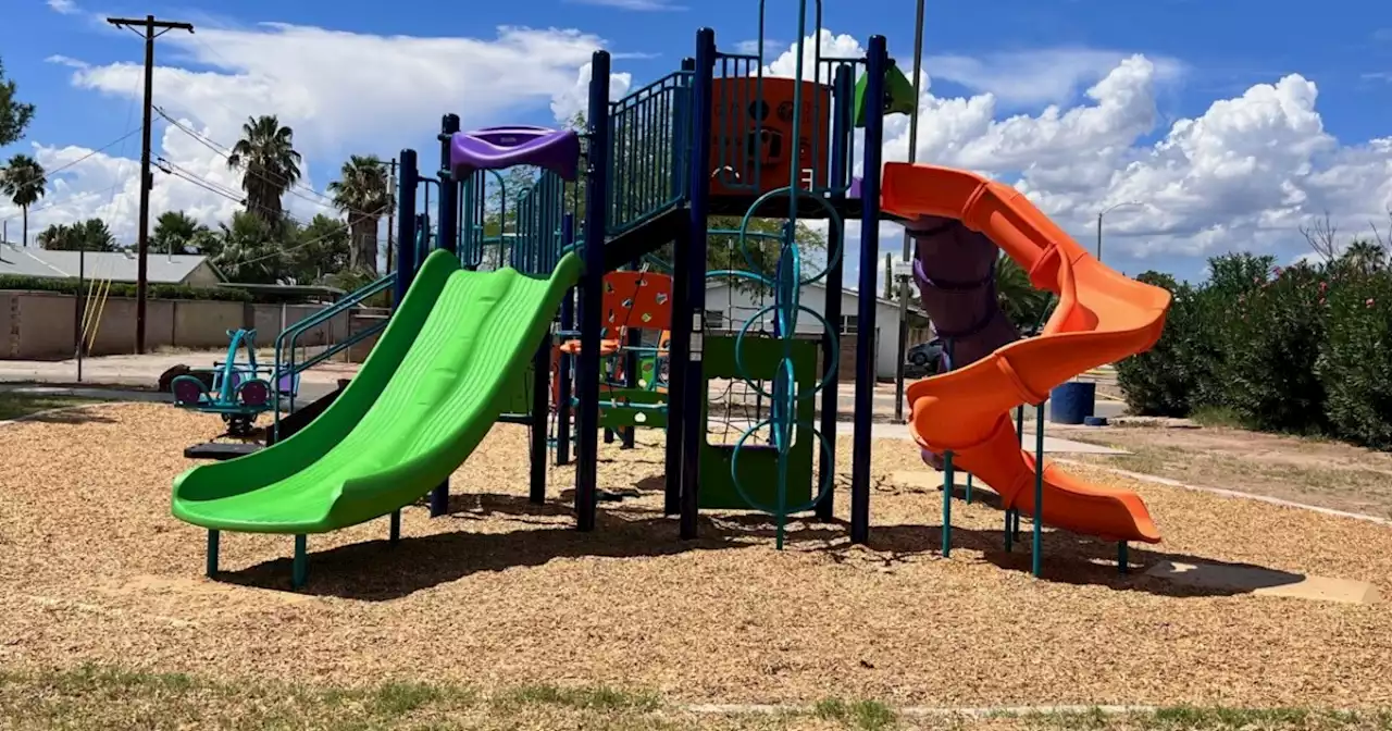 Two new playgrounds open at Harriet Johnson and Mesa Village parks