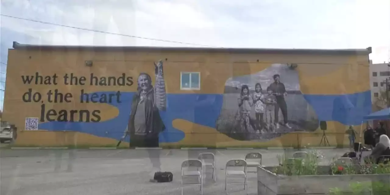 New mural unveiled in downtown Fairbanks