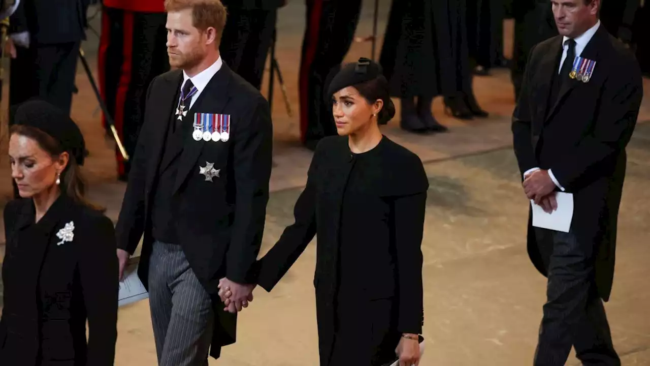 People Were Outraged That Prince Harry and Meghan Held Hands During Service for the Queen, But Had No Problem With Zara and Mike Tindall Doing the Same