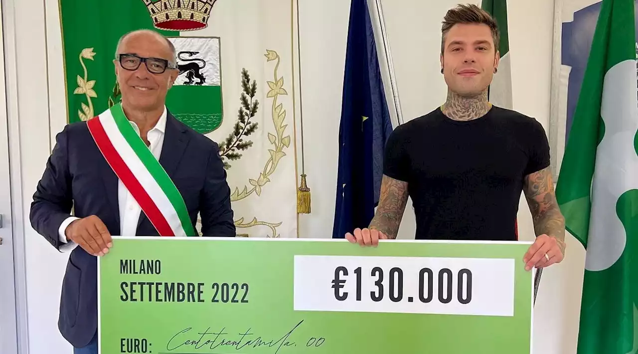 Fedez cuore d'oro: 130mila euro per il nuovo skate park di Rozzano