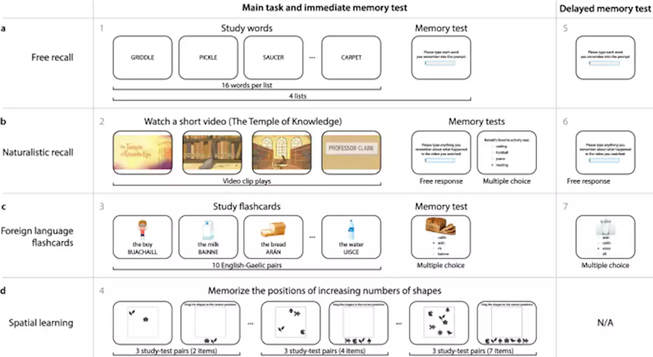 Fitness tracking reveals task-specific associations between memory, mental health, and physical activity - Scientific Reports