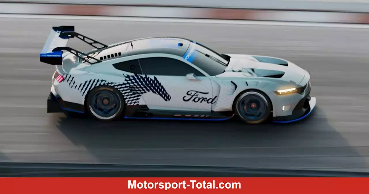 Ford Mustang GT3 (2024): 5-Liter-V8-Monster in offiziellem Rendering