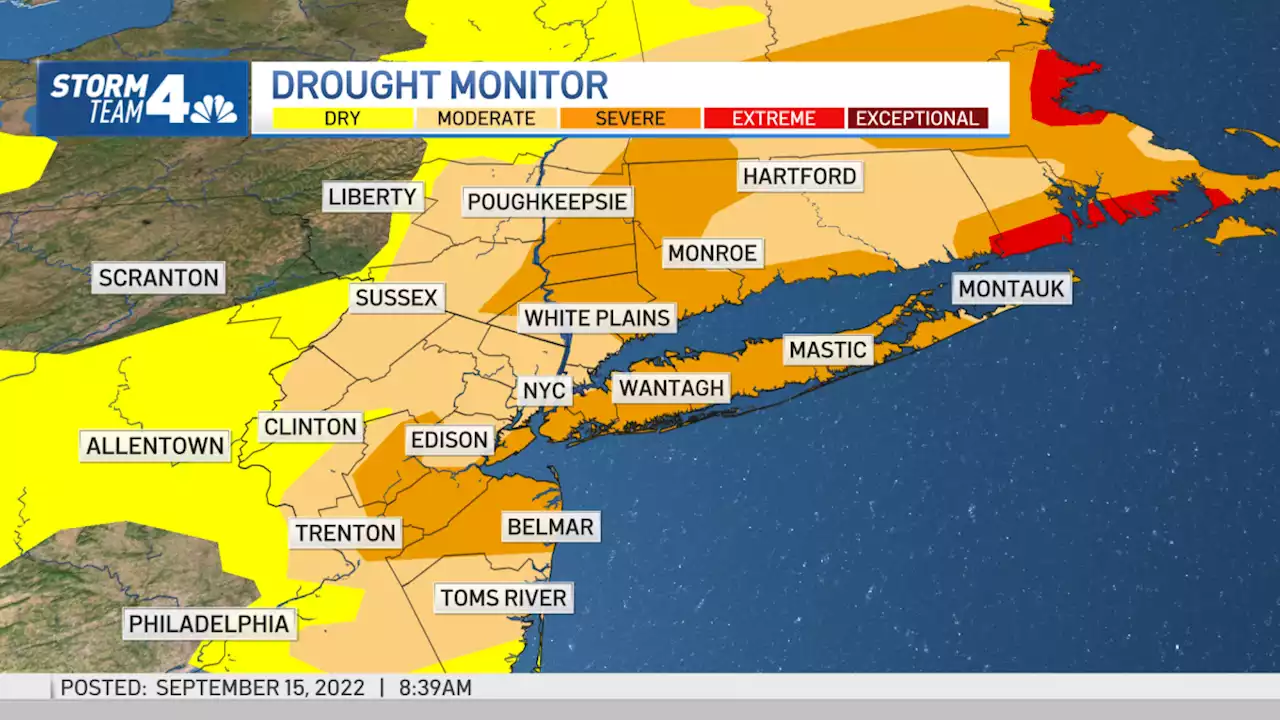 Drought Monitor Update: See How Conditions Changed in NJ, NY and CT