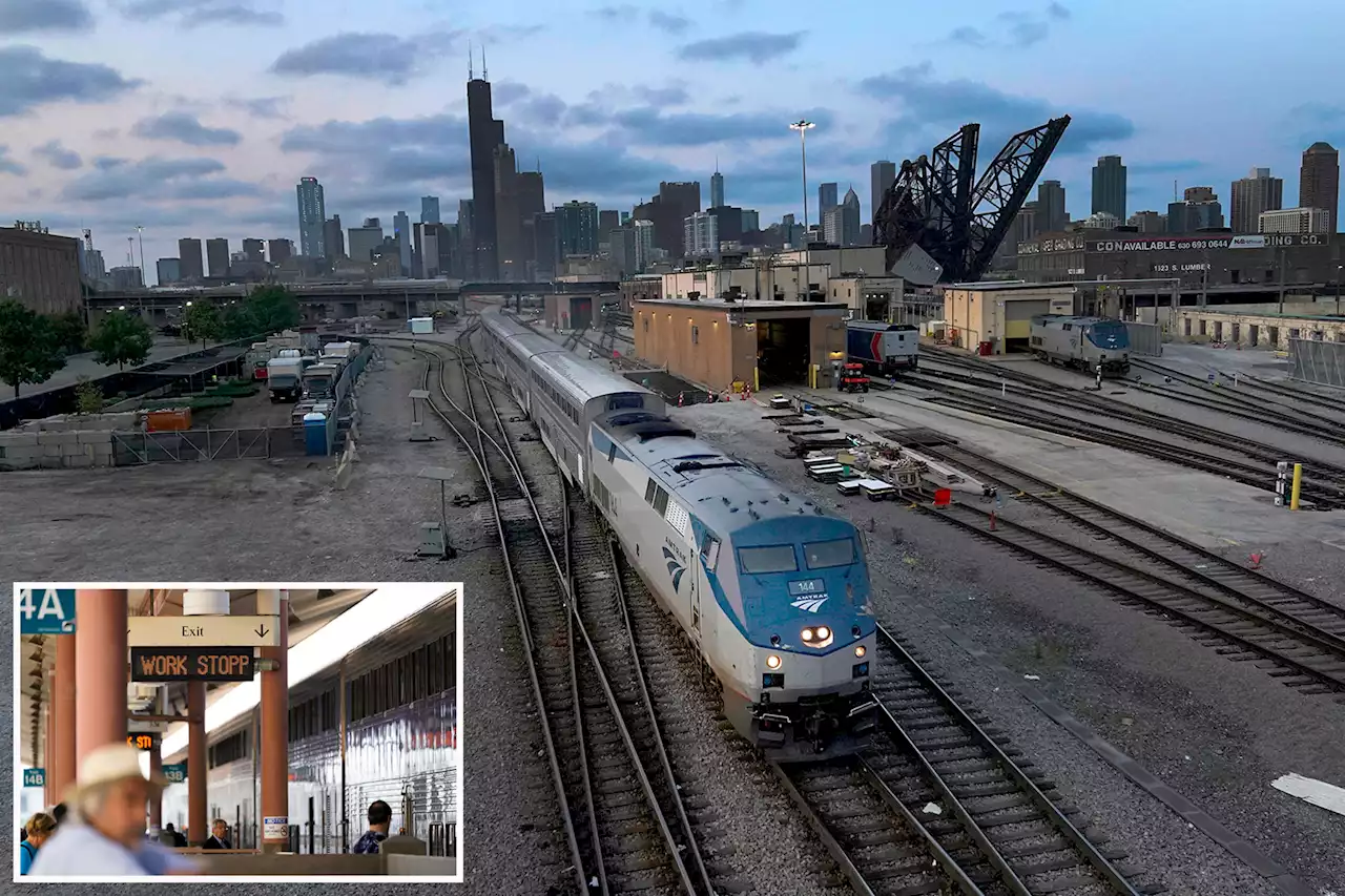 Amtrak cancels all long-distance trains ahead of impending rail worker strike