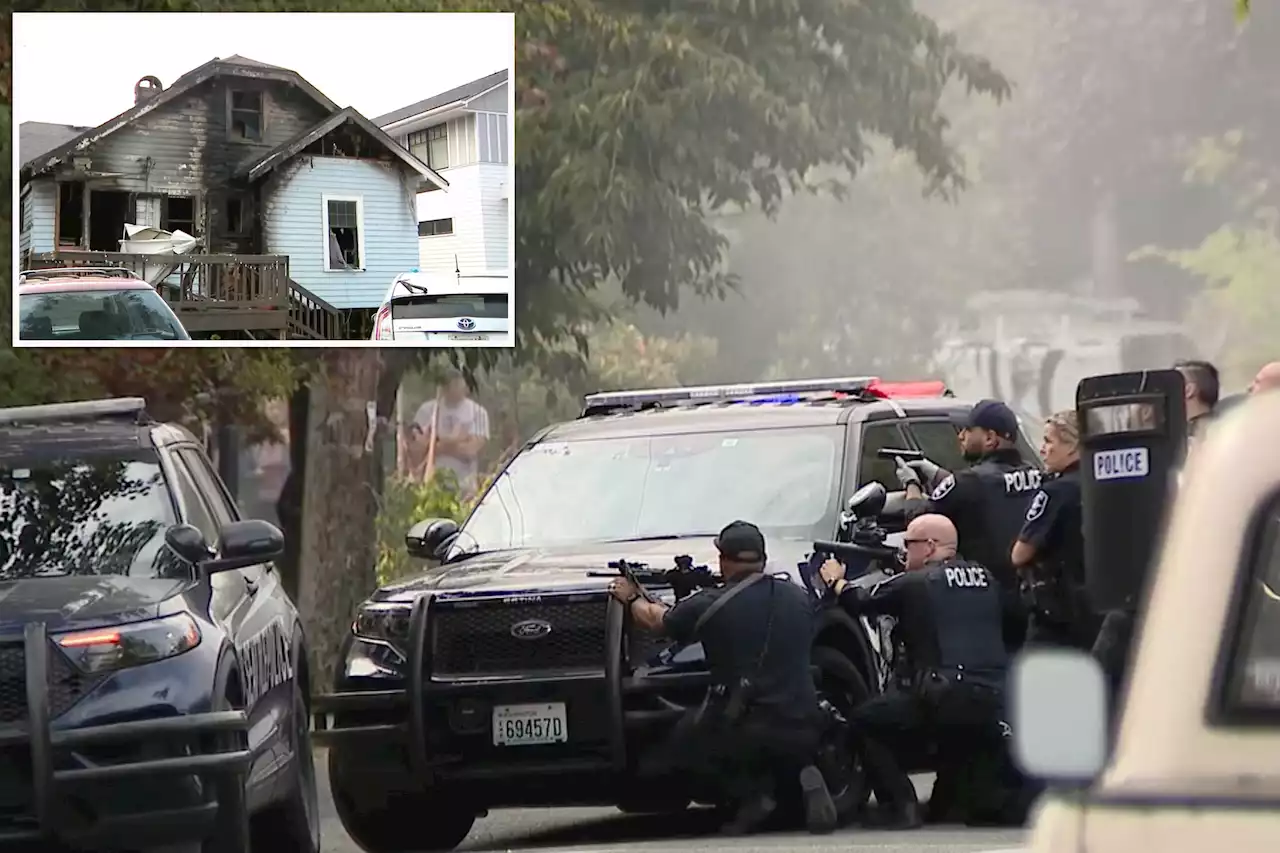 Seattle police officers injured in fire, barricade incident leaving one victim and suspect dead