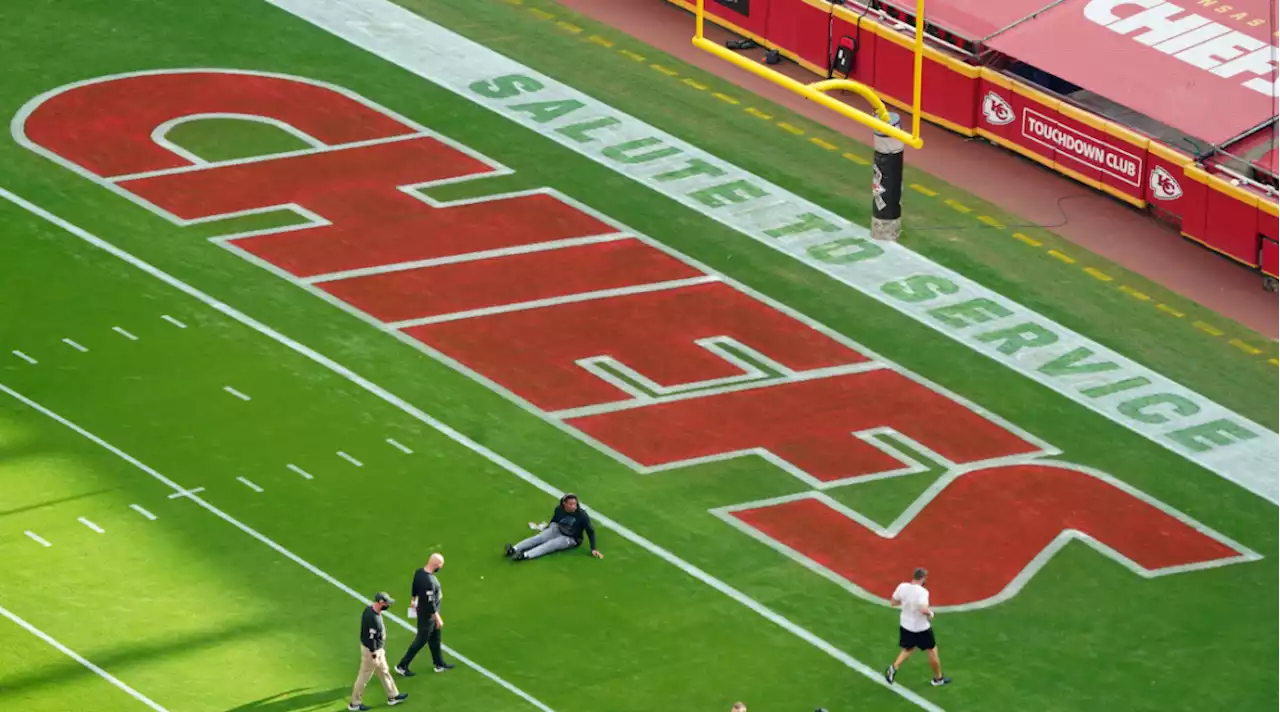 Chiefs Paint Field to Match Original 1972 Design Ahead of Home Debut