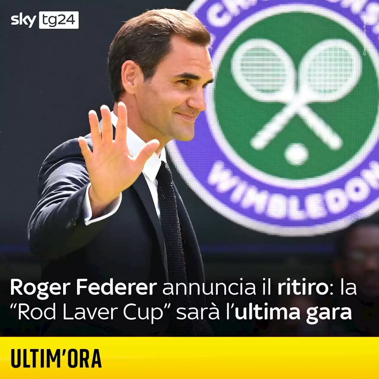 Tennis, Roger Federer annuncia il suo ritiro