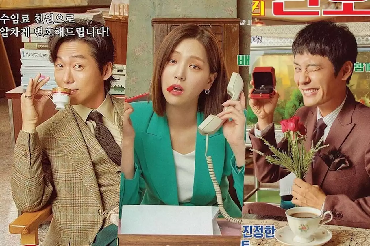 Namgoong Min, Kim Ji Eun, And Choi Dae Hoon’s Goals Couldn’t Be More Different In Fun Posters For “One Dollar Lawyer”